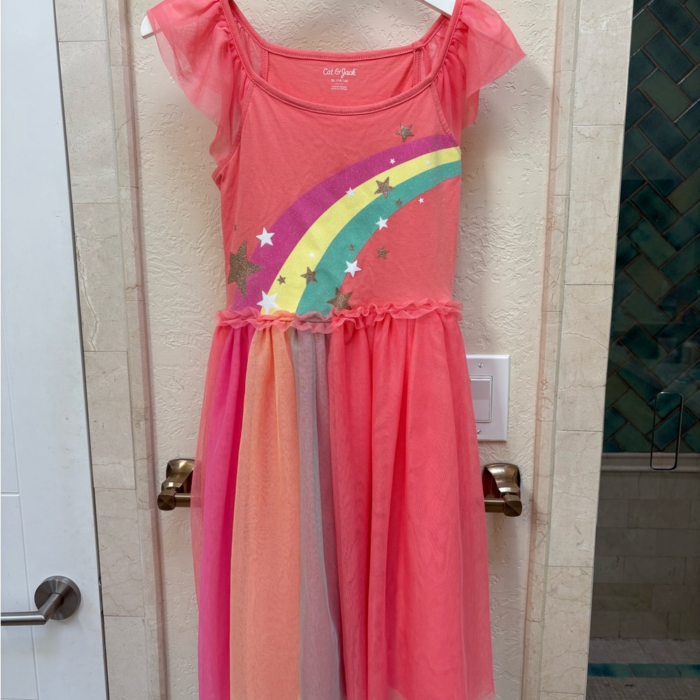 Cat & Jack Rainbow Tulle Dress